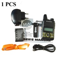 【2pcs】 Official Original Mini Walkie Talkie BF-T1 UHF 400-470MHz 1W 20CH Ham FM Two-way Radio With