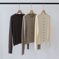 autumn jacket woman winter jacket woman jacket woman Niche Design Wool Blend Early Autumn Knit Jacke