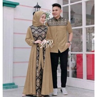 Best Order  Gamis Batik Kombinasi Polos Terbaru 2022 Modern Couple Baj