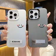 Phone Case With Stand Samsung A14 A54 A13 A30s A11 A32 A05 A50s A53 A03s Small Smile Feather Yarn IM