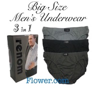 Big Size Underwear XL-6XL/Spender /3 in 1/Size By Men's Underwear
