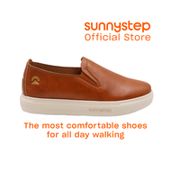 Sunnystep - Elevate Walker in Vegan Leather - Natural Tan - Most Comfortable Walking Shoes