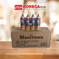 MASCROWN BUTANE GAS *B-GAS *1 carton 28PC (HORECA) POST IN WEST MALAYSIA ONLY
