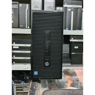 CPU hp CORE I5 6500 RAM 8GB DDR4 SSD 256GB, PC BUILTUP hp PRODESK 400 G3 (TOWER)