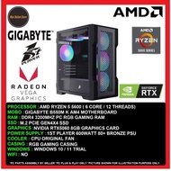 Gaming PC Desktop AMD Ryzen 5 5600/8GB/16GB/512GB SSD/1TB SSD/RTX5060 8GB/600W