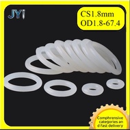 O-ring gasket CS1.8mm*ID1.8-67.4mm O-ring white silicone seal ring food grade seal waterproof rubber