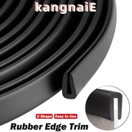 KANGNAI Door Edge Strip, Rubber Black Edge Trim Strip, U Shape Edge Protector Doors