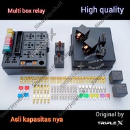 Relay box, fuse box, fuse box, fuse box, 8 multi-universal car, 12 volt vehicle lights
