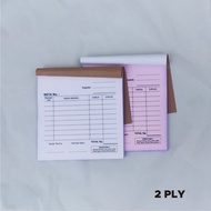 Small Cash Sales Note Selling Buy Blank Opaque Paper PlainKuitansi Blank Receipt Plain Receipt Recei