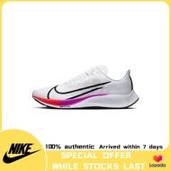 [ร้านค้าของแท้] ของแท้ 100% Nike Air Zoom Pegasus 37 " White Red " Running Shoes BQ9646 - 103 ขายลดร