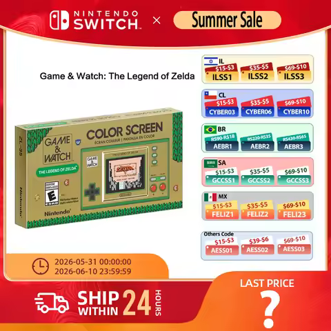Nintendo Game  Watch The Legend of Zelda 3 Series Defining Games 2.36 inch LCD Screen Adventure