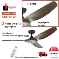 VENUS DC CEILING FAN 52" [1300MM] KHIND