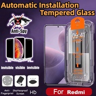 Easy Installation Tempered Glass Privacy Screen Protector For Redmi K80 K70 K70E K60 K50 Ultra Gamin
