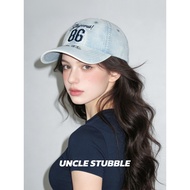 Summer Iceland Blue Baseball Cap Girls Giant-looking Influencer Fashionable Baseball Cap American Tr