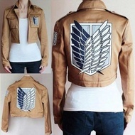 Cosplay Attack on Titan Shingeki no Kyojin Scouting Legion Jacket Coat Costume