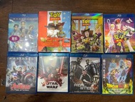 正品DVD Blue- ray TOY STORY 玩具總動員&龍珠超 DRAGONBALL SUPER  最後絕地武士/Star Wars & Avengers: Age of Ultron 復仇者