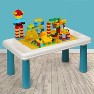 Kids Activity Table With Small Building Blocks Toys For Children