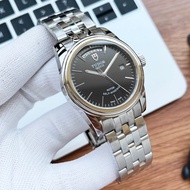 Tudor Rotor Noble Elegant Gentleman Style Black Dial Double Calendar Display Men's Watch，JY4Gorgeous