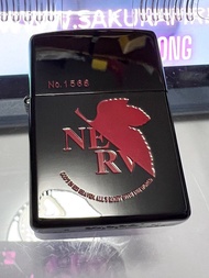 🔥ZIPPO🔥 2006年 日版 《新世紀福音戰士 EVA》劇場版 序 紀念版 NERV 司令部  紅黑雙鈦蝕刻 限量絕版打火機