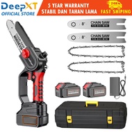 DeepXT 6inch 998VF Cordless Chainsaw Gergaji Pemangkasan Elektrik Bateri Litium Boleh Dicas Semula P