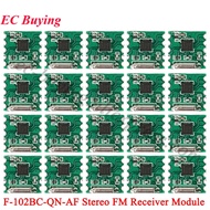 F-102BC-QN-AF Stereo FM Receiver Module Silicon SI4702 Chip TJ-FL102BC-V1.5 Radio Board MP3 MP4