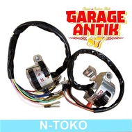 saklar holder honda c50 c70 pispot doublestater Aksesoris Sparepart Motor Classic