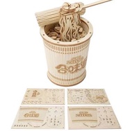 合味道杯麵 木製模型 Nissin Cup Noodles Wood Model