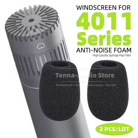 2PCS For DPA 4011A 4011C 4011 TL A C Windproof Mic Anti Pop Filter Foam Windscreen Sponge Shield Mic