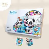 K951 Babybus - Souvenir Ulang Tahun Anak Buku Mewarnai Dan Pensil Warna ( Baby Bus Kiki Miumiu Miu R