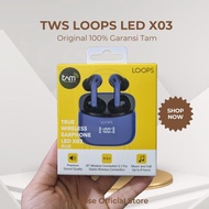 LOOPS TWS LED X03 TRUE WIRELESS EARPHONE BLUETOOTH 5.1 - Gema Audio