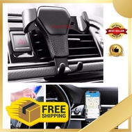 Car Phone Holder Gravity Car Mount Car Air Vent Mount Handphone GPS Holder Clip Phone Car 汽车手机导航支架 P