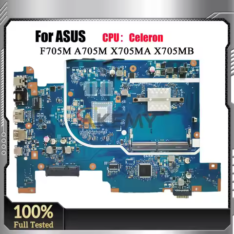 X705MA Laptop Motherboard For ASUS VivoBook F705M X705MB X705M A705M X705MA Mainboard With Celeron C