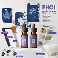DIY Kit that dries cyanotype, sun print, prints paintings from the sun