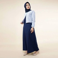 GoLaz CRESSIDA GAMIS Fashion Muslim Dress Muslimah Gamis Wanita Polos Motif Bagus Original Kekinian