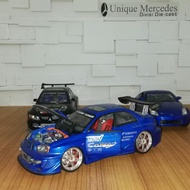 DIECAST EXTREME TUNER SET : SUBARU WRX S202 + MITSUBISHI EVO VIII
