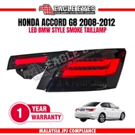 HONDA ACCORD G8 2008-2012 LED BMW STYLE SMOKE TAILLAMP LAMPU BELAKANG TAILLIGHT