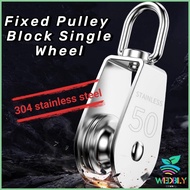 Stainless Steel 304 Spinning Reel Head Size M15 M20 M25 M32 U-shaped fixed pulley