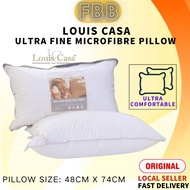 LOUIS CASA Ultra Fine Microfiber Pillow Soft Microfiber Pillow Jean Perry Pillow Bantal Louis Casa