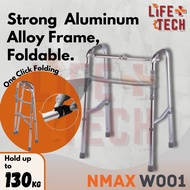 LightWeight Foldable Height Adjustable Reciprocal Walking Frame 2 IN 1 | Tongkat 4 Kaki | Elderly Cr