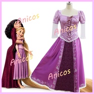 Girls' Purple Tangled Rapunzel Halloween Costume Set
