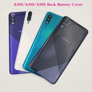 For SAMSUNG Galaxy A30s A50s A20s Original Back Battery Cover Rear Door Housing Plastic Panel Replac