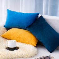 Velvet Soft Solid Decorative Square Throw Pillow Covers Set Cushion Case for Couch Sofa Bedroom Car 