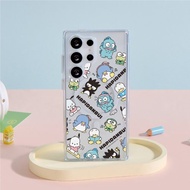 三麗鷗男團角色亂花防摔透明SAMSUNG手機殼