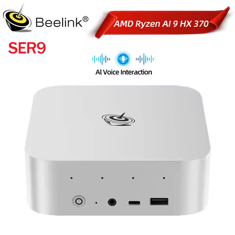 Beelink SER9 AMD Ryzen AI 9 HX370 Powerful AI PC DDR5 Mini Gaming PC 32 64GB 1TB 2TB NVME PCIe4.0 SS
