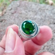 Cincin Batu Green AQuamarine Top Color