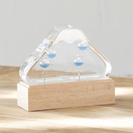 Mount Fuji Modeling Galileo Thermometer Glass Float Weather Bottle Storm Snow Vase Floating Balloon 