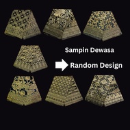 sampin songket mura black gold sampin tenun