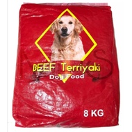 ℡﹍BEEF TERRIYAKI DOG FOOD 8kg