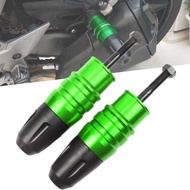 Motorcycle CNC Frame Crash Pads Exhaust Sliders Crash Protector For KAWASAKI Versys650 Versys1000 Ve