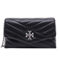 TORY BURCH Tory Burch Kira Chevron Chain Wallet Black 90343